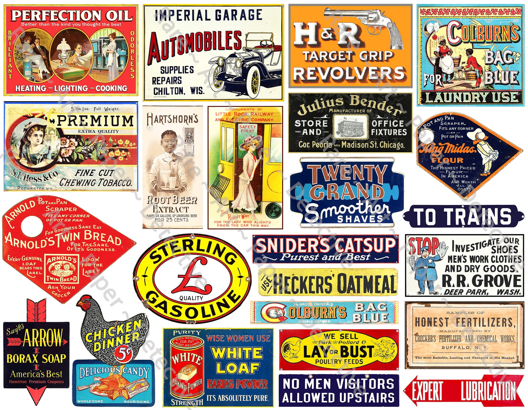 Medicine Cabinet Labels, 21 Authentic Looking Apothecary Label